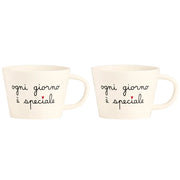 Set 2 tazze colazione "Ogni Giorno è Speciale"