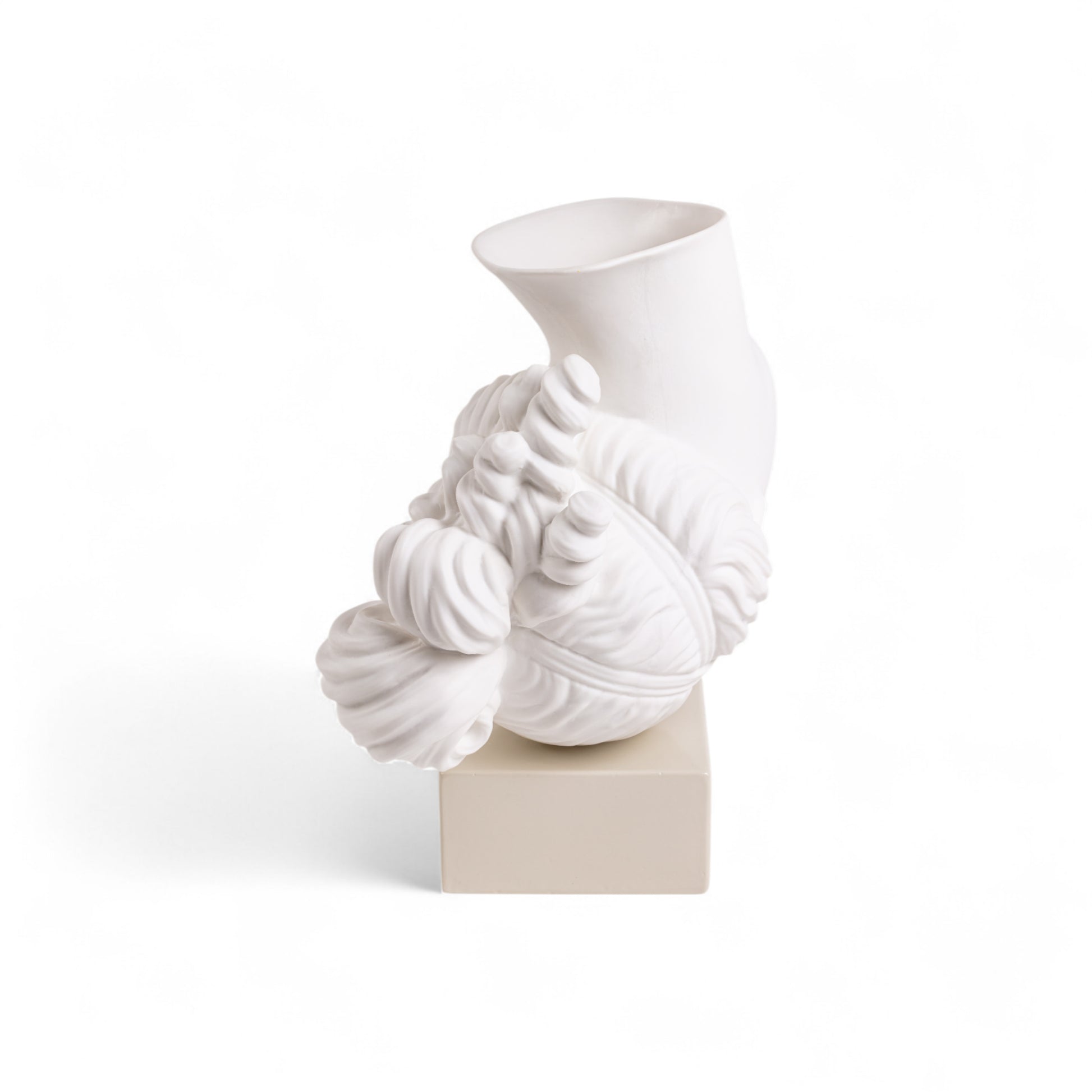 Vaso AMOR VOLAT 22x17 H 30 cm Bianco SELETTI