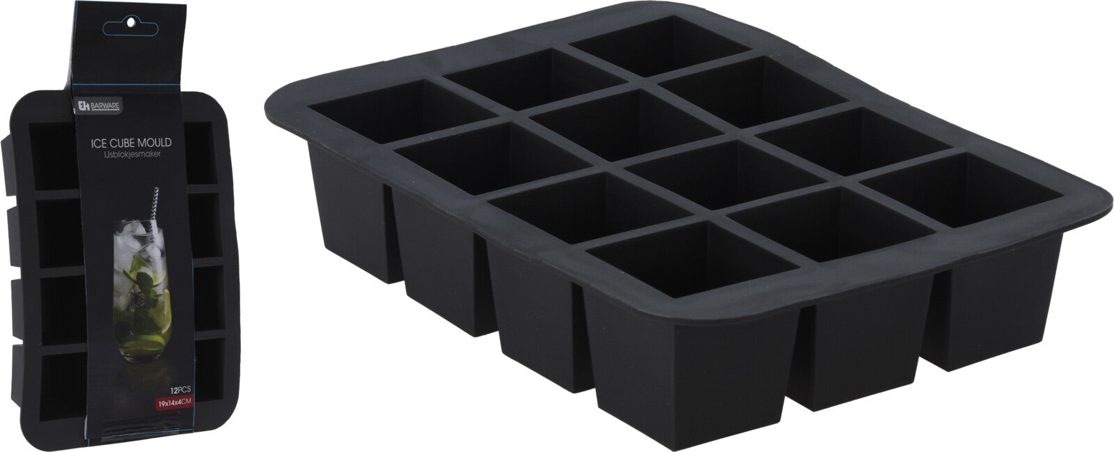 FORMAGHIACCIO PER 12 CUBETTI 19X4X4CM