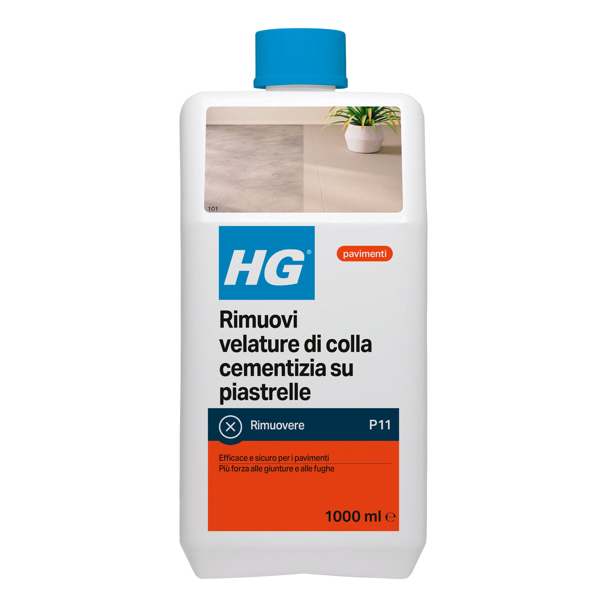 HG RIMUOVI VELATURE DI COLLA CEMENTIZIA 1 L