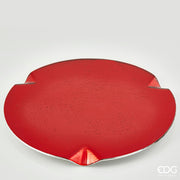 PIATTO TRIPODE D.32 ROSSO