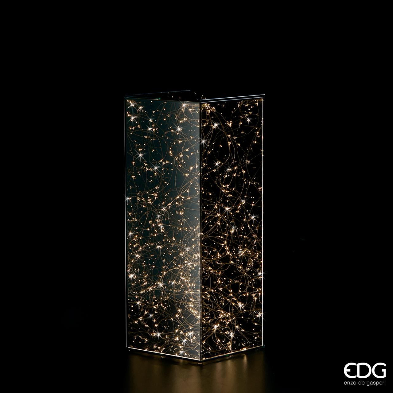 LAMPADA RETTANGOLARE DECORATIVA 150LED 50X20X20CM ORO
