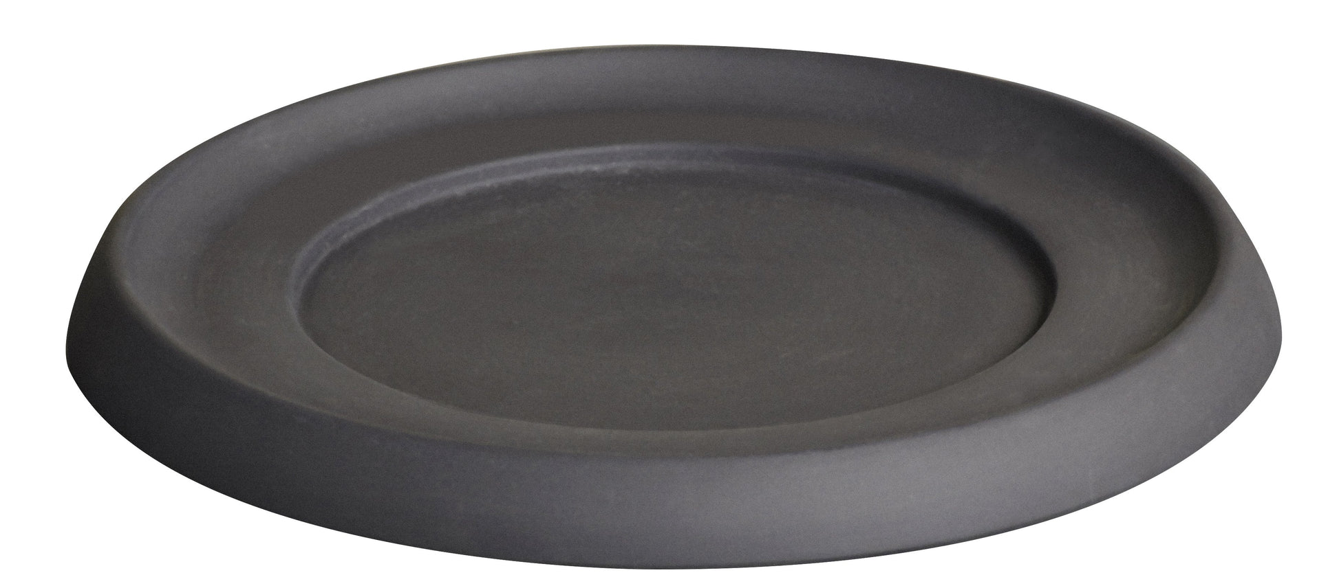 PIATTO PORTA CANDELA ROTONDO 21CM ANTRACITE