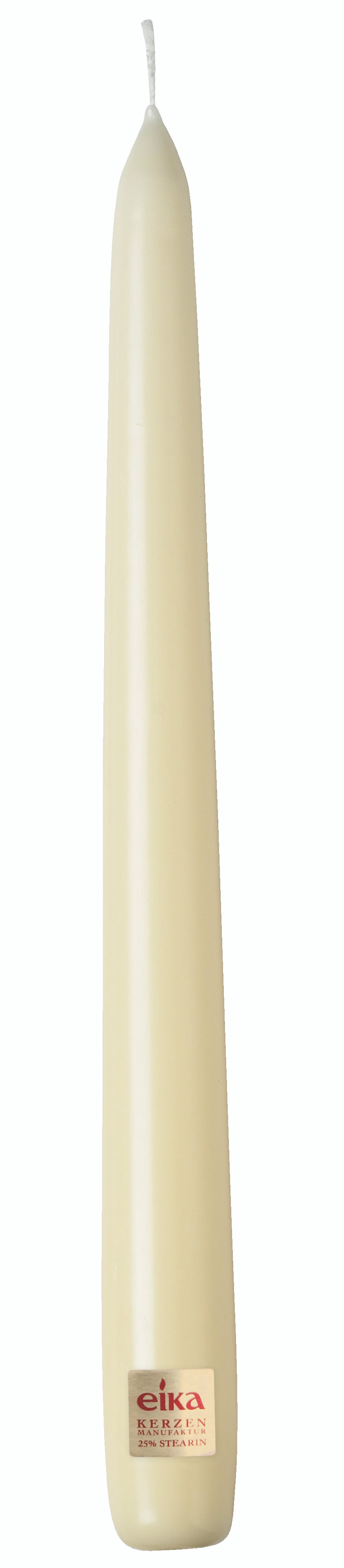 CANDELA DA TAVOLO EIKA 25X2,5CM AVORIO