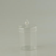 VASO DIAMOND CON COPERCHIO A PUNTA H15X10CM