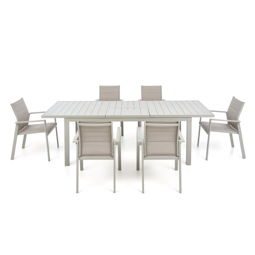 TAVOLO ALLUNGABILE 180/240X90 MIAMI GRIGIO