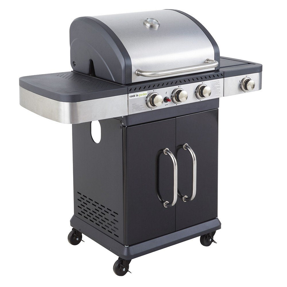 BARBECUE A GAS 3 BRUCIATORI AMERICAIN