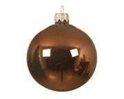 PALLINA DI NATALE BRONZO LUCIDA 10CM