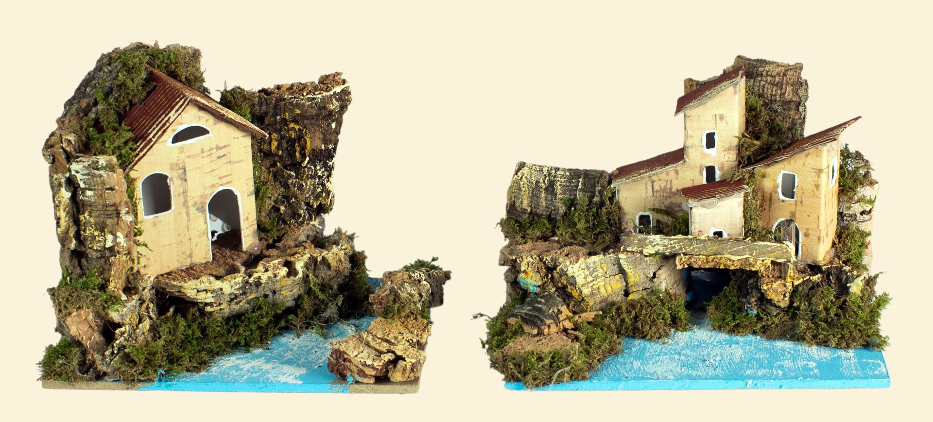 CASA CON FIUME 15X10X10CM ASSORTITA