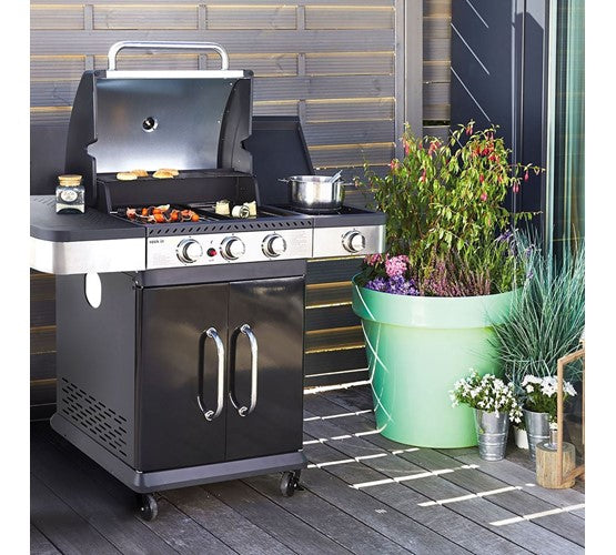 BARBECUE A GAS 3 BRUCIATORI AMERICAIN
