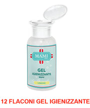 12 FLACONI GEL IGIENIZZANTE MANI AL LIMONE 80ML