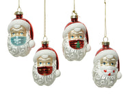 OFFERTA 3 DECORAZIONI BABBO NATALE DA APPENDERE 5X5,5X9CM ASSORTITE