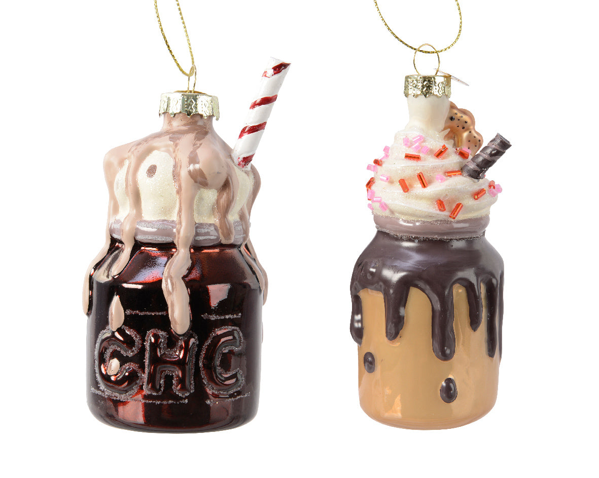 PENDAGLIO NATALIZIO A FORMA DI DRINK H11CM ASSORTITO