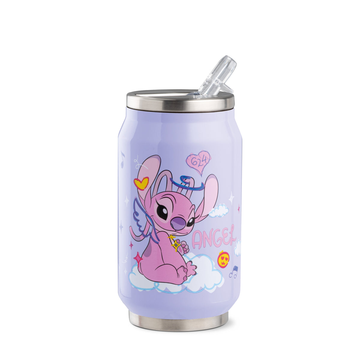 Borraccia Termica a Lattina Angel Disney 330ml EGAN - immagine 1