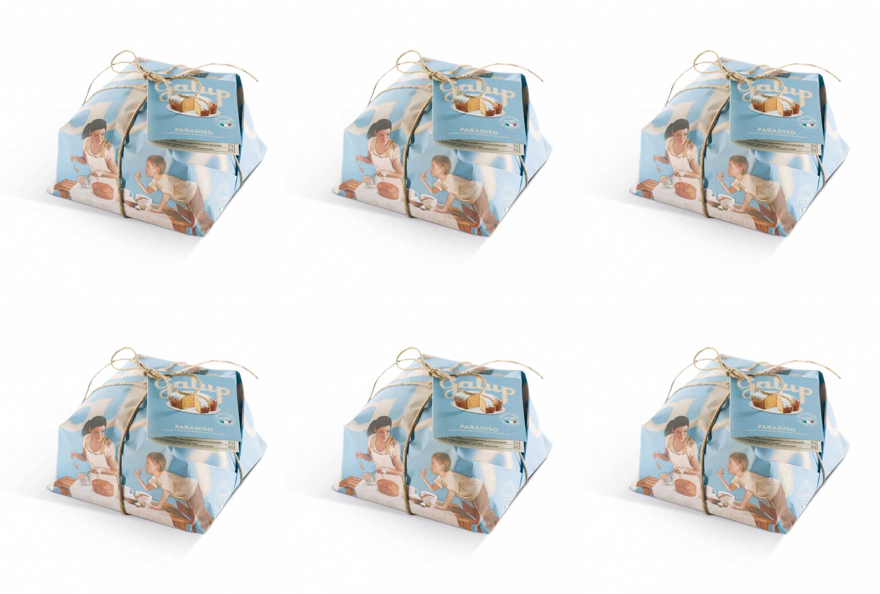 OFFERTA 6 PANETTONI PARADISO INCARTO COLOR EDITION 750GR