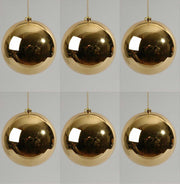 OFFERTA 6 PALLINE DI NATALE 15CM ORO