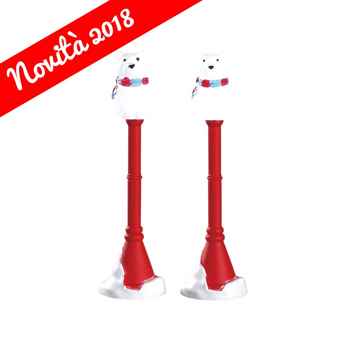 LAMPIONI DEGLI ORSI POLARI - POLAR BEAR STREET LAMP, SET OF 2