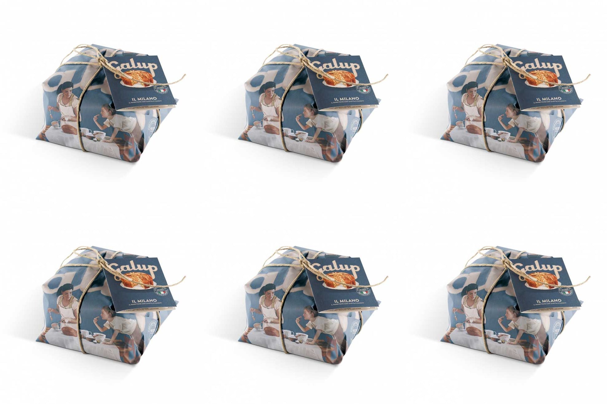 OFFERTA 6 PANETTONI MILANO BASSO INCARTO COLOR EDITION 750GR
