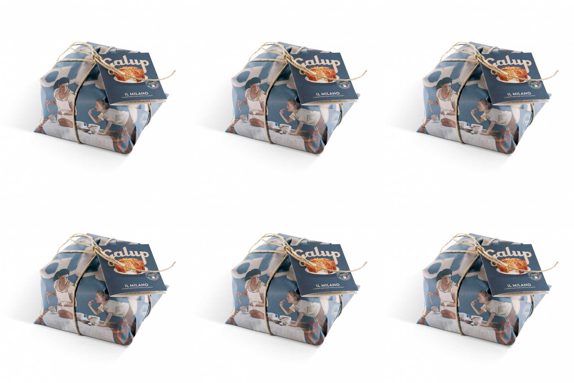 OFFERTA 6 PANETTONI MILANO BASSO INCARTO COLOR EDITION 750GR