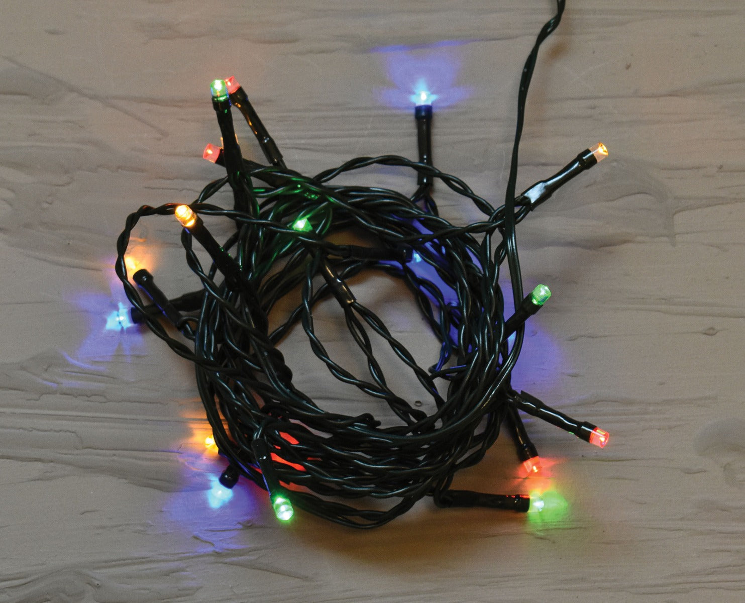 LUCI DI NATALE PER PRESEPE CATENA CON 20 LED BIANCO GHIACCIO