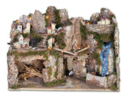 Presepe con Cascata e Pompa 60x34x43 cm