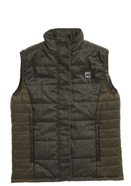 Gilet Uomo XXL imbottito Verde oliva - Outfit