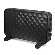 STUFA VENTILATA ELETTRICA PORTATILE VIRGO CHANEL NERA 2 KW GMR