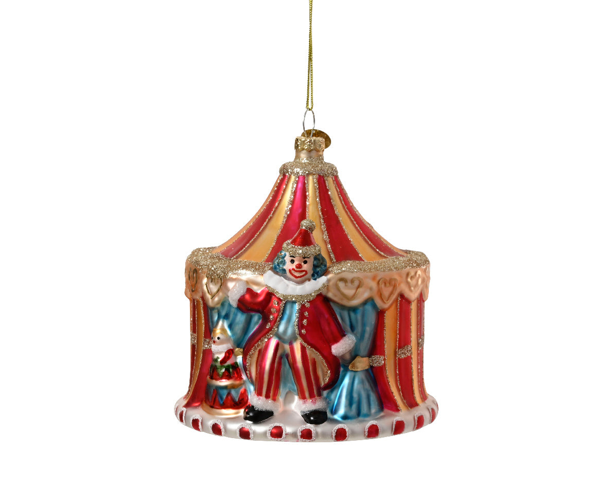 Circo Multicolore decorazione natalizia appendibile D10.5cm