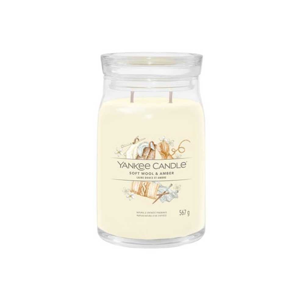 CANDELA GIARA GRANDE SIGNATURE SOFT WOOL & AMBER