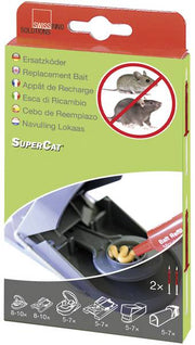 ESCHE DI RICAMBIO SIRINGA 2X3GR PER TRAPPOLA PER TOPI SUPERCAT BAIT