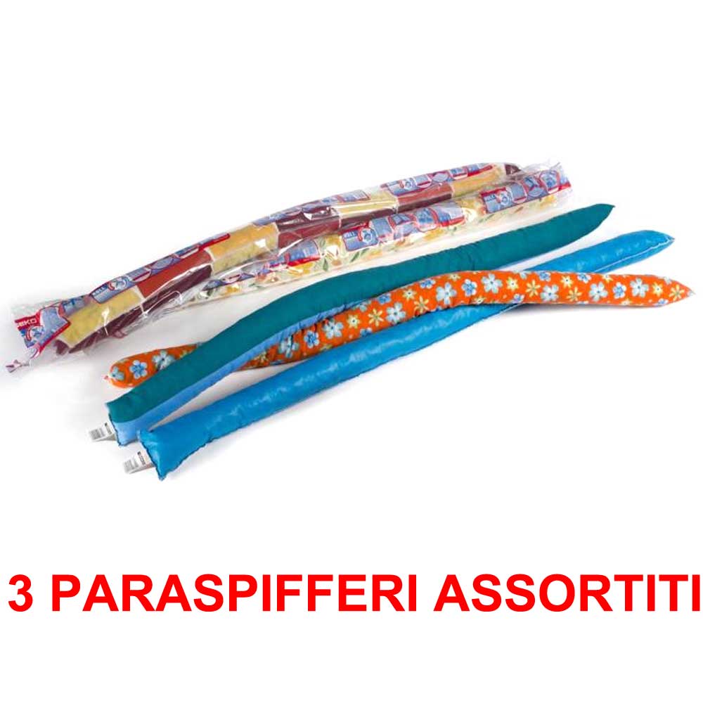 3 PARASPIFFERI IN STOFFA 100CM COLORI ASSORTITI