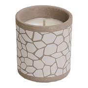BICCHIERE IN TERRACOTTA CON CITRONELLA - SAFARI ANTIZANZARE