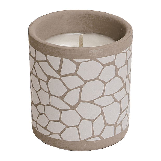 BICCHIERE IN TERRACOTTA CON CITRONELLA - SAFARI ANTIZANZARE