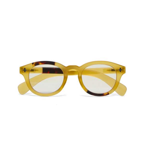Occhiali da Lettura Anti Luce Blu Milano Giallo Havana +2,50 OKKIA - immagine 1
