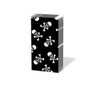 1 PACCHETTO DI FAZZOLETTI TESCHI SKULL BLACK