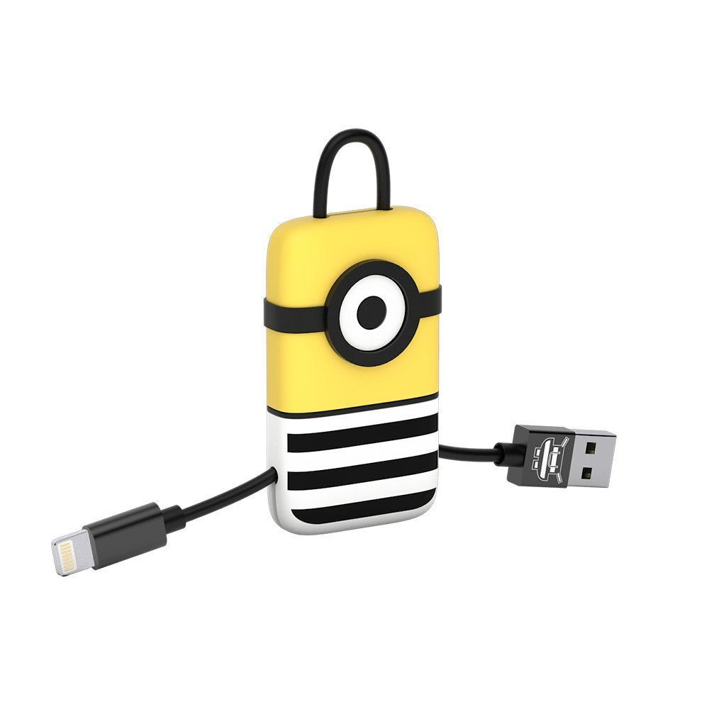 PORTACHIAVI CAVO DATI-RICARICA USB MINION 22 CM IPHONE