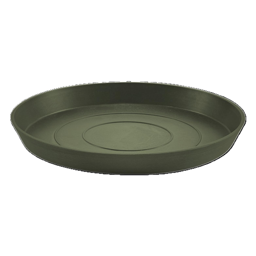 Sottovaso Rotondo D18 H2 5 cm Verde Kaki ECOPOTS