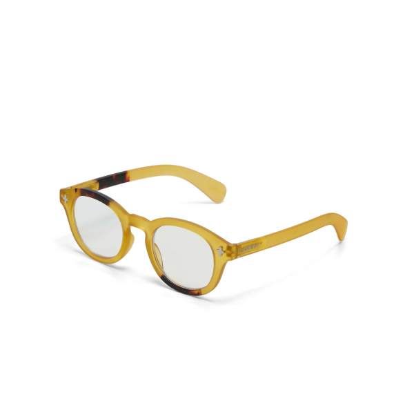 Occhiali da Lettura Anti Luce Blu Milano Giallo Havana +2,50 OKKIA - immagine 5