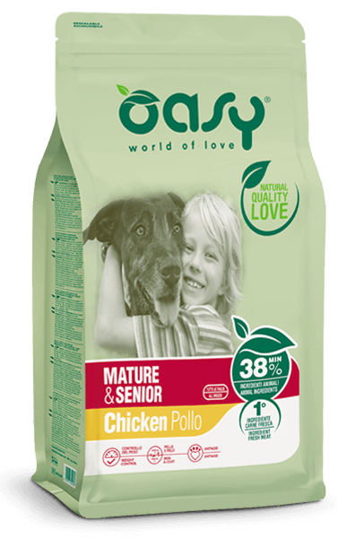 OASY SACCO CROCCHETTE CANE MATURE SENIOR POLLO 12KG