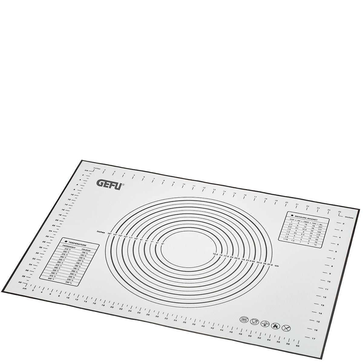 Tappetino da Forno e Lavoro 70x50cm Bianco Gefu