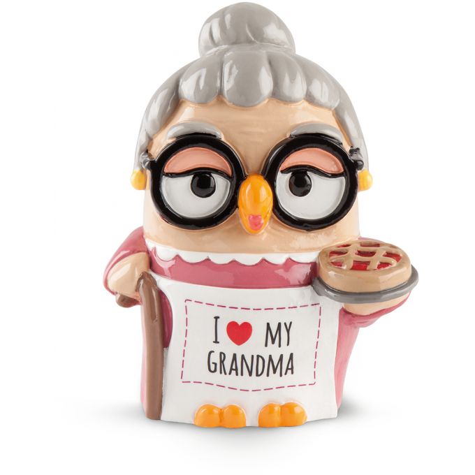 STATUINA GOOFI GUFI I LOVE GRANDMA 8X10 CM SALVADANAIO