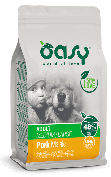 OASY SACCO CROCCHETTE CANE ADULTO MAIALE 12KG