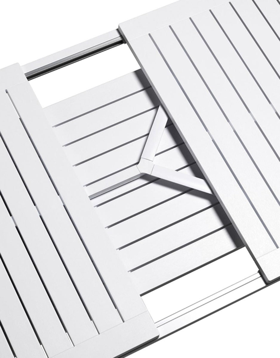 OFFERTA TAVOLO RIO ALLUNGABILE 140/210CM BIANCO +4 SEDIE DOGA AGAVE