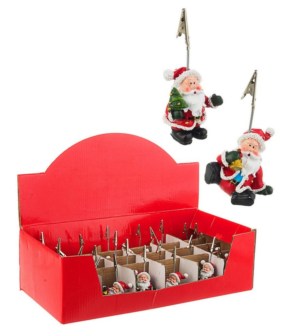 SEGNAPOSTO BABBO NATALE  6x4,5xH11CM