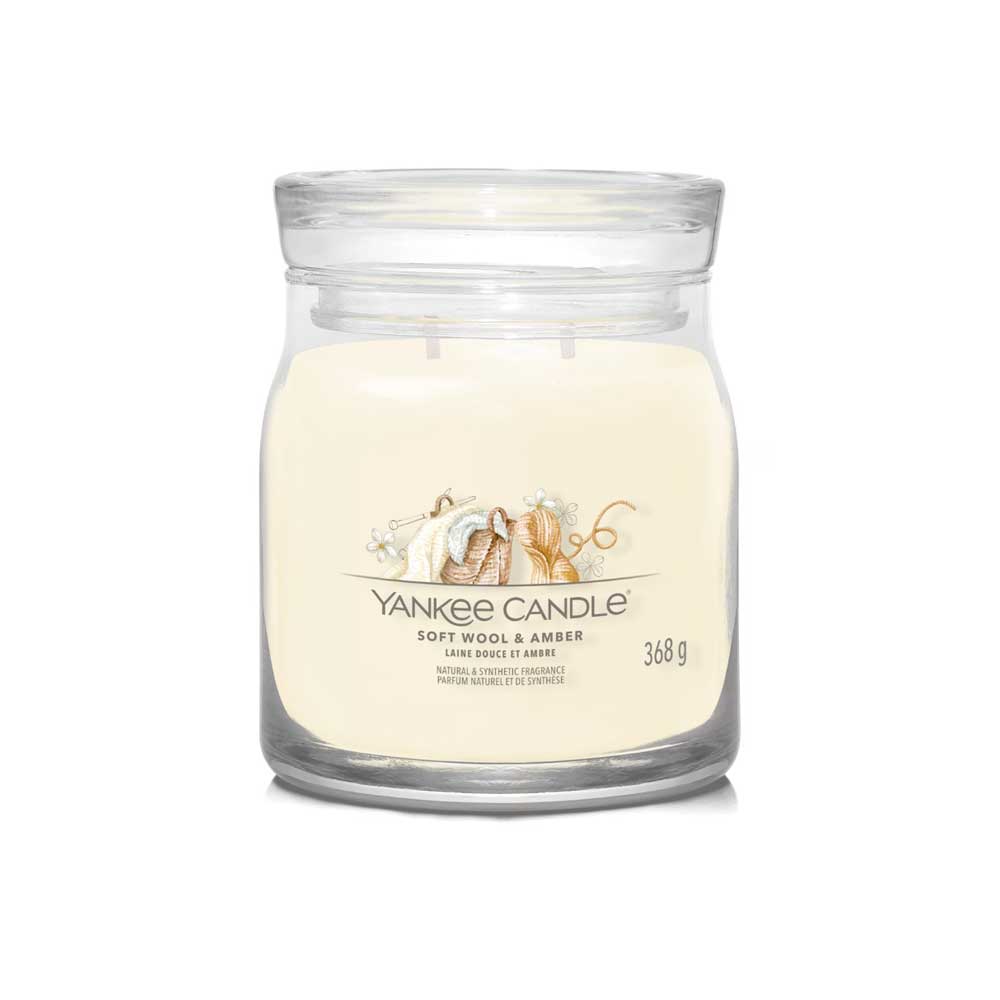 CANDELA GIARA MEDIA SIGNATURE SOFT WOOL & AMBER
