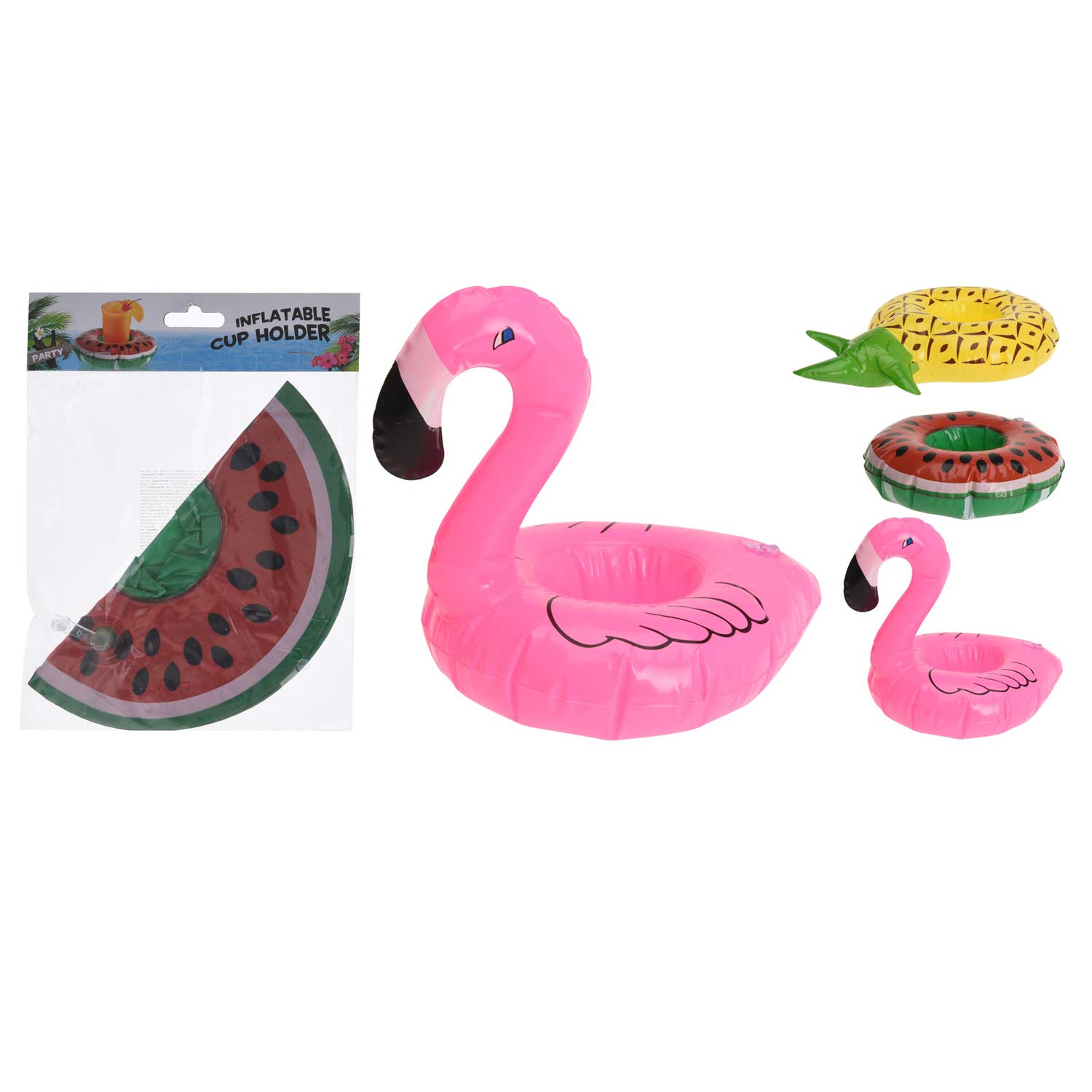 OFFERTA 3 PORTABICCHIERI GONFIABILI ASSORTITI