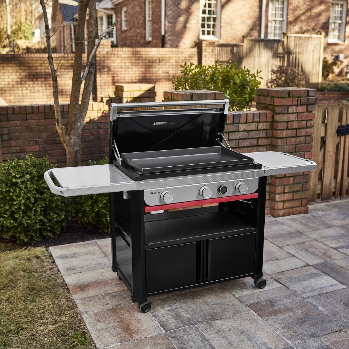 BBQ PIASTRA A GAS PORTATILE PREMIUM SLATE GPD DA 76 CM