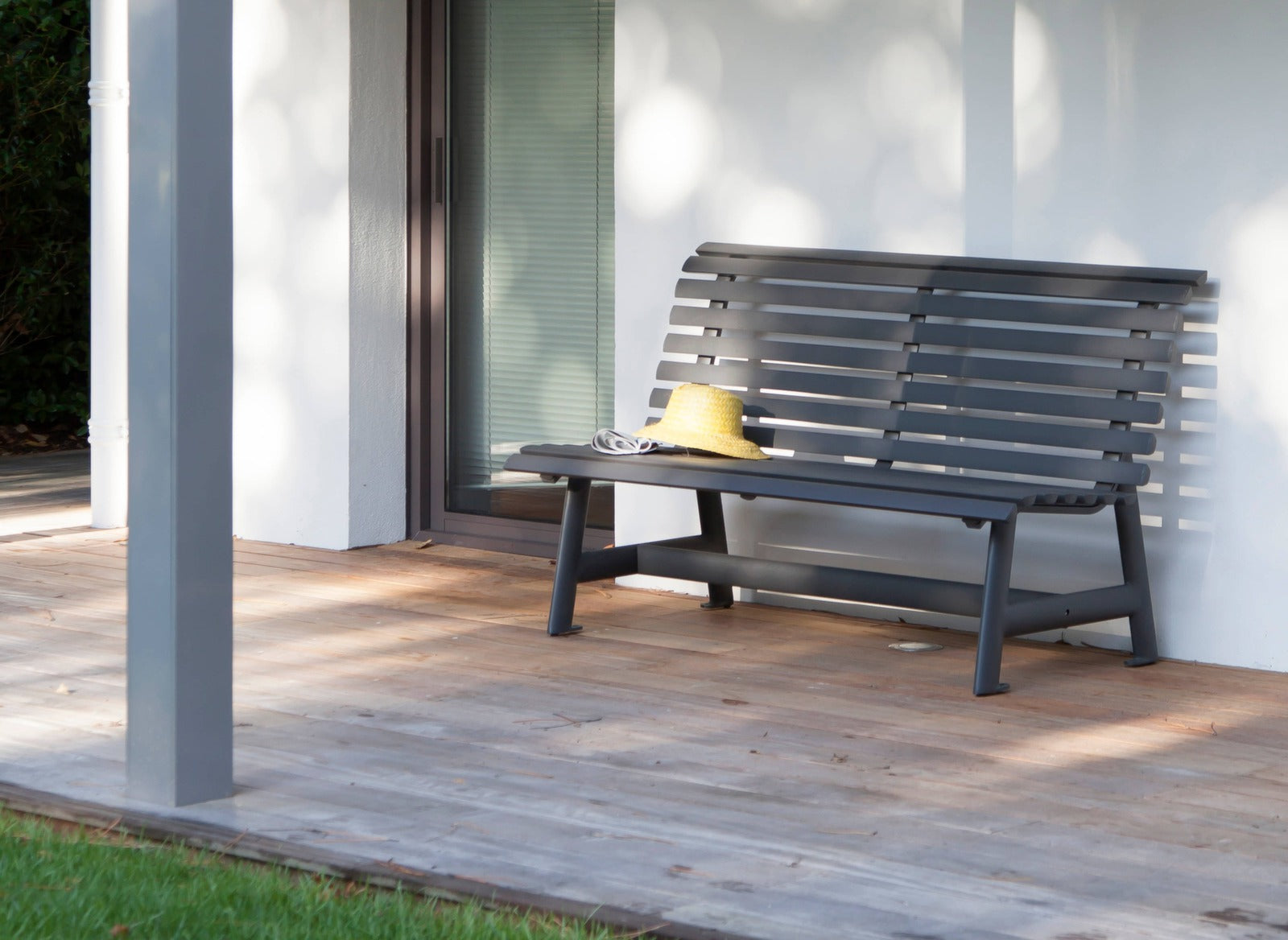 PANCHINA SQUARE GRAFITE 3 POSTI