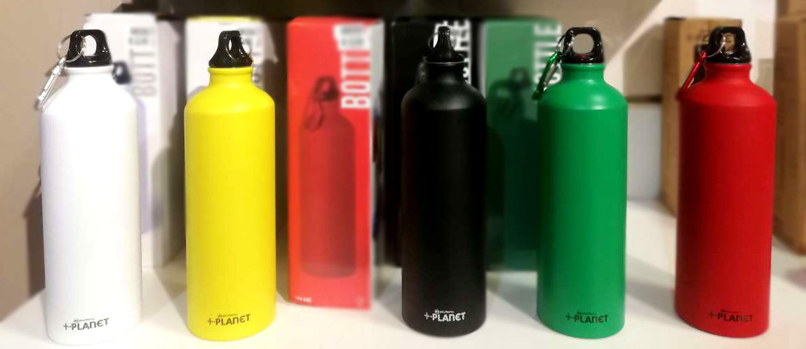 BORRACCIA +PLANET BOTTLE IN ALLUMINIO COLORI A SCELTA 800 ML PIU' FORTY