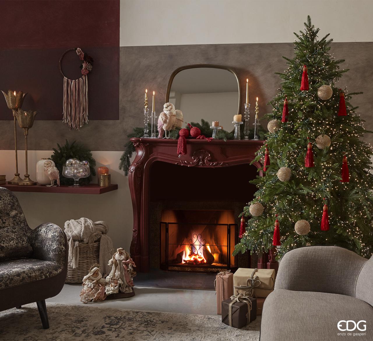 ALBERO DI NATALE LUXURY 300CM PREILLUMINATO CON 7000 MINILED